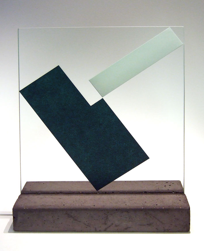 Glasskulptur "Reflex-1"